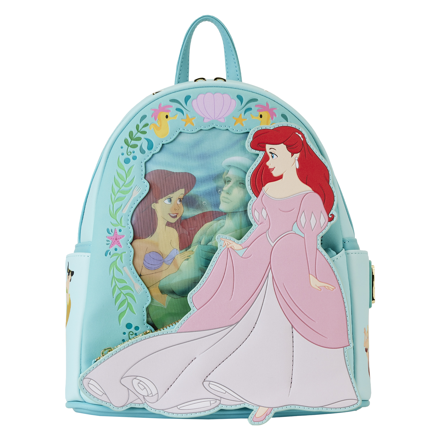 Disney Loungefly Mini Backpack - Princess Lenticular Series - The Little Mermaid