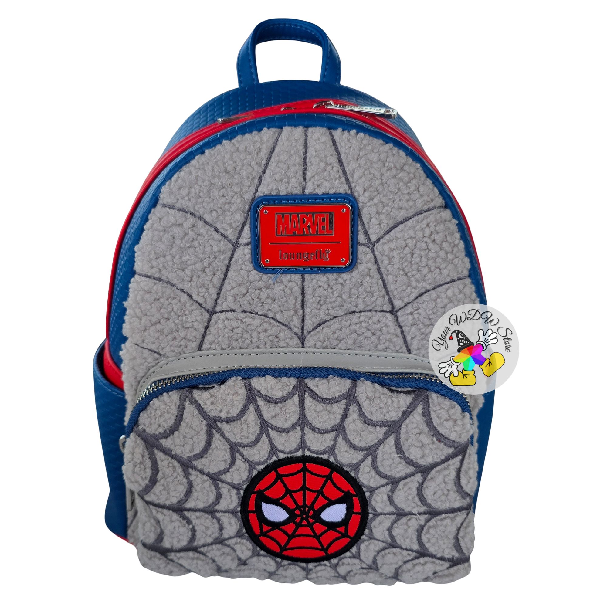 Disney Loungefly Mini Backpack - Spiderman Spiderweb