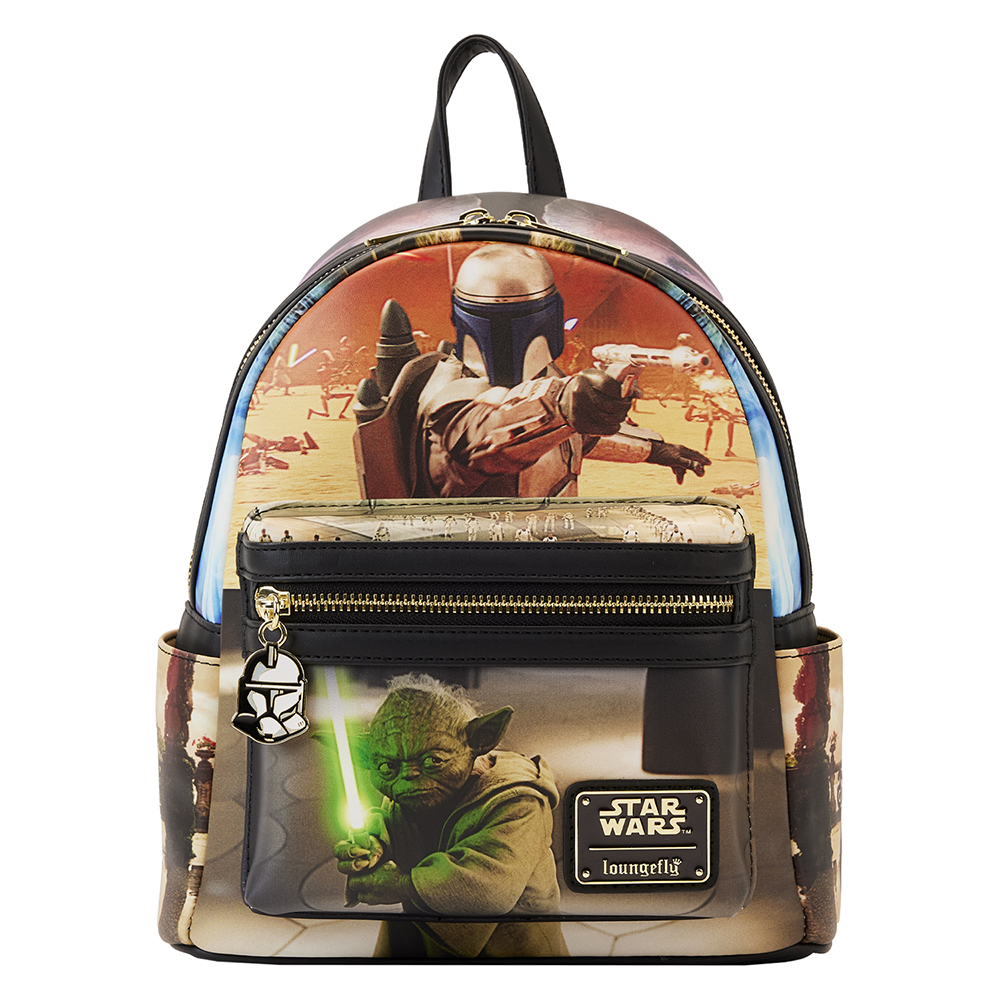 Disney Loungefly Mini Backpack - Star Wars Final Frames - Attack of the Clones II