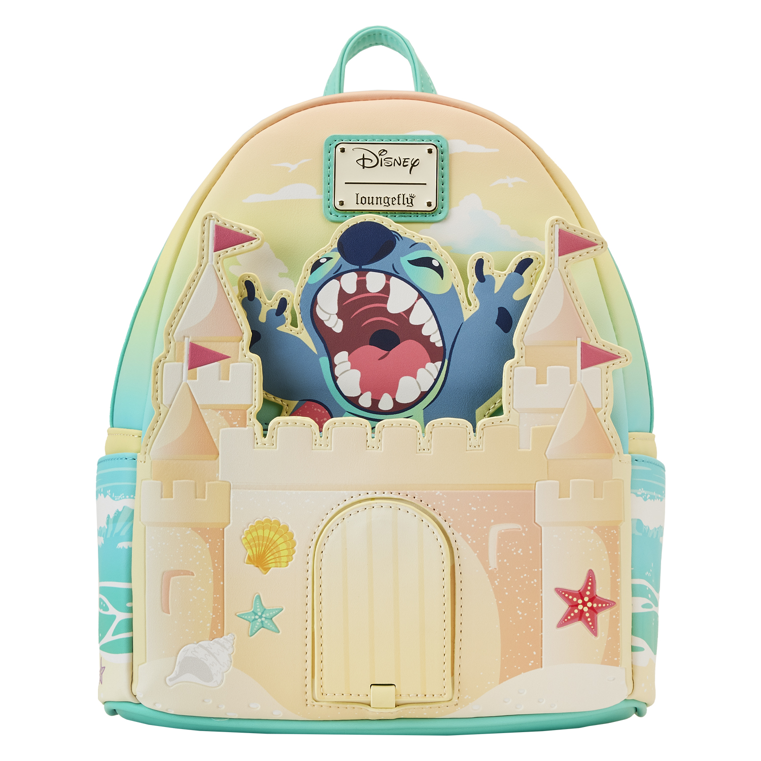 Disney Loungefly Mini Backpack - Stitch Sandcastle Surprise