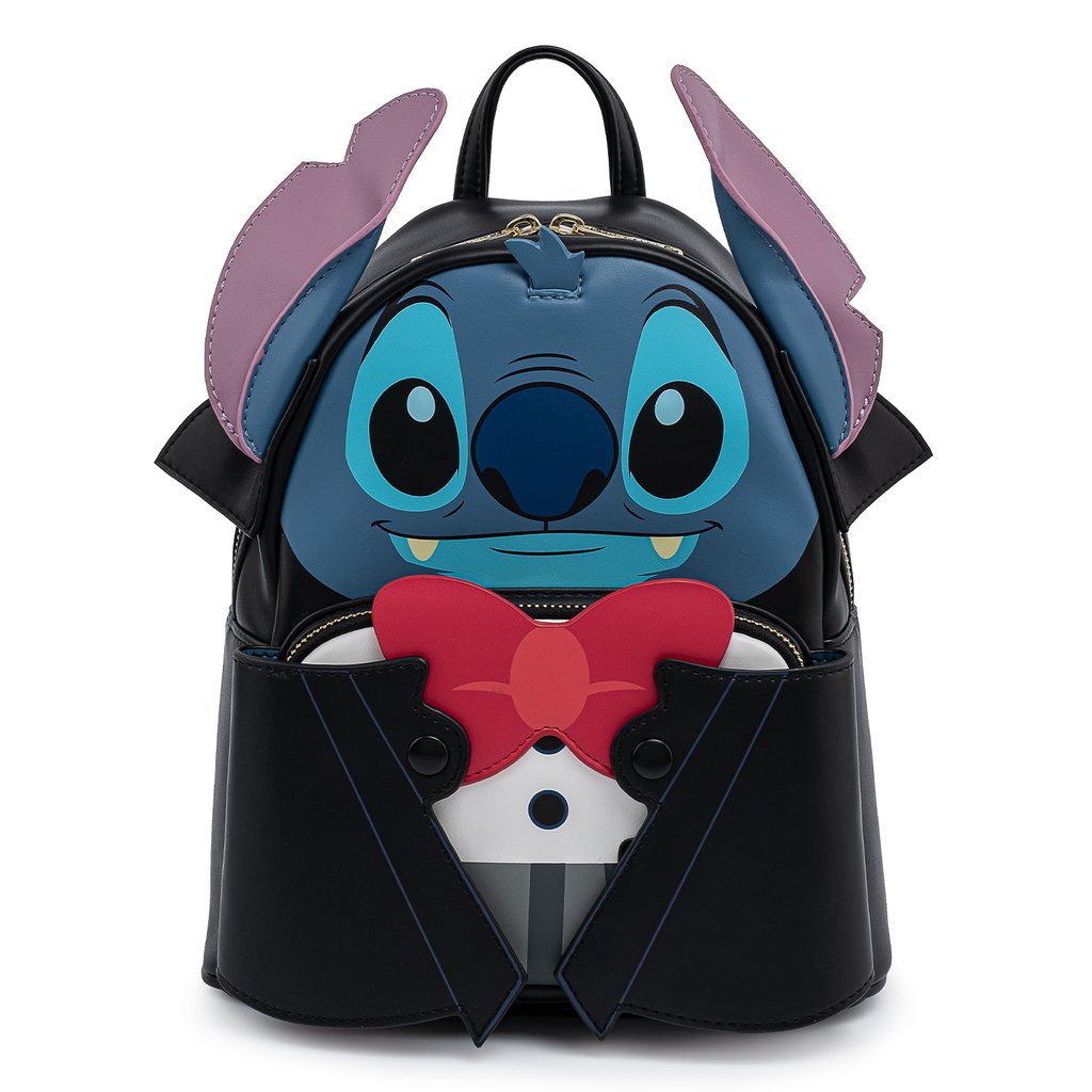 Disney Loungefly Mini Backpack - Vampire Stitch Bow Tie