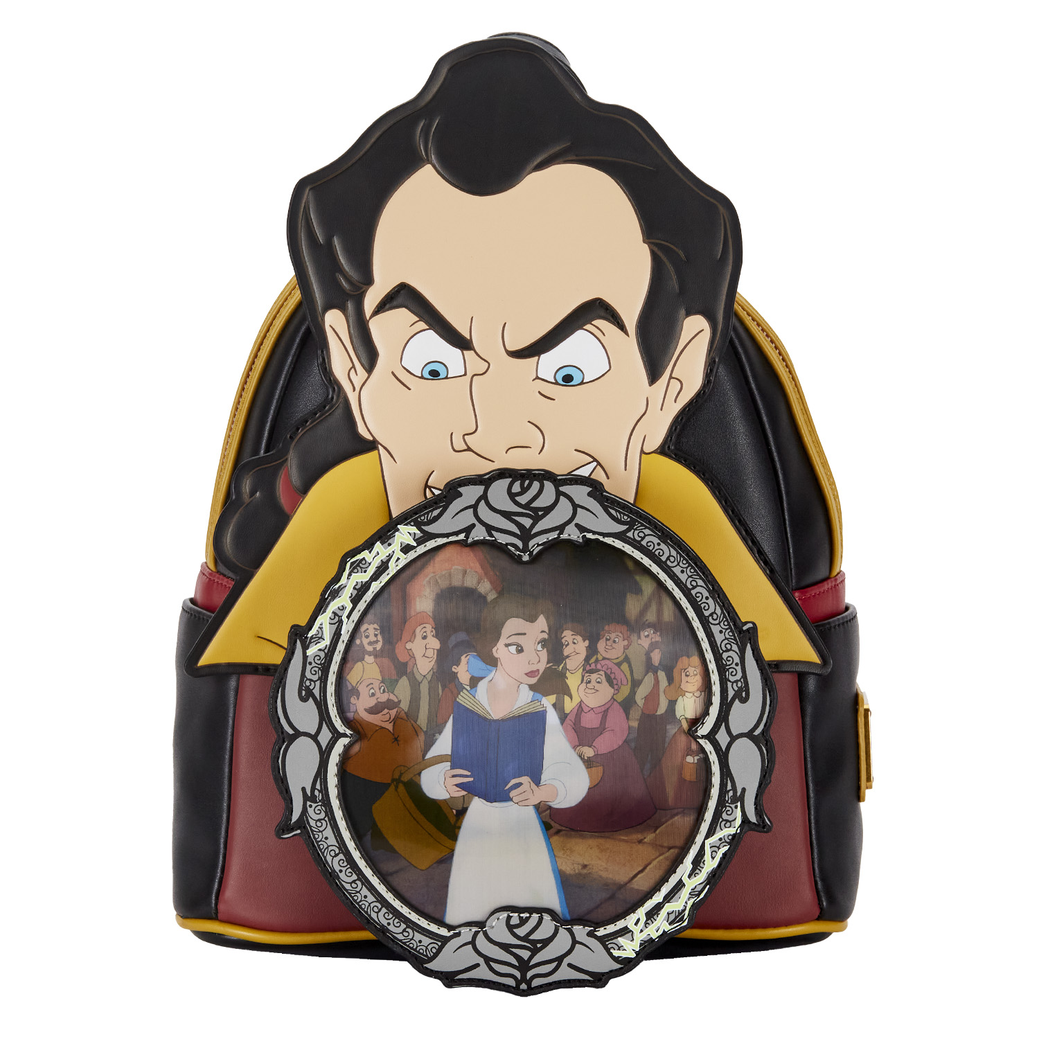 Disney Loungefly Mini Backpack Villains Scene Gaston