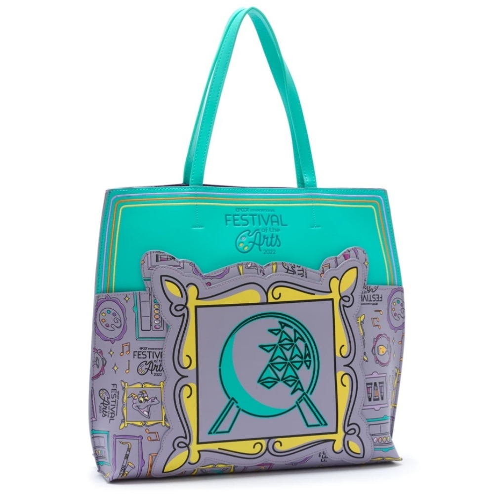 Disney Loungefly Tote Bag Epcot Festival of the Arts Figment