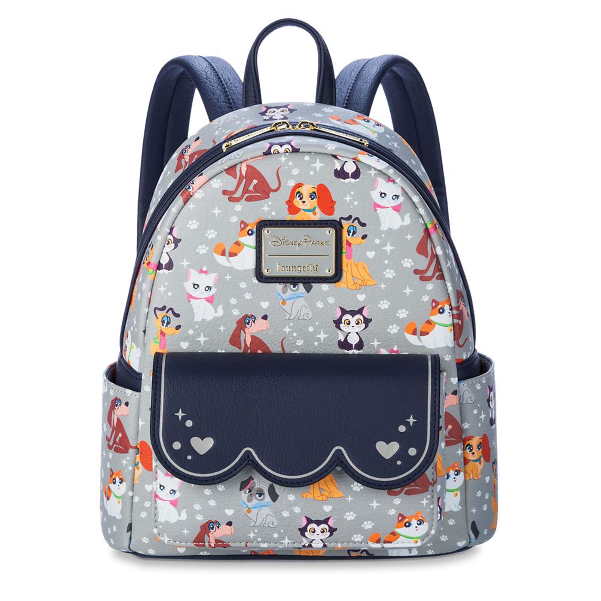 Disney Parks Exclusive Loungefly Mini Backpack - Cats and Dogs