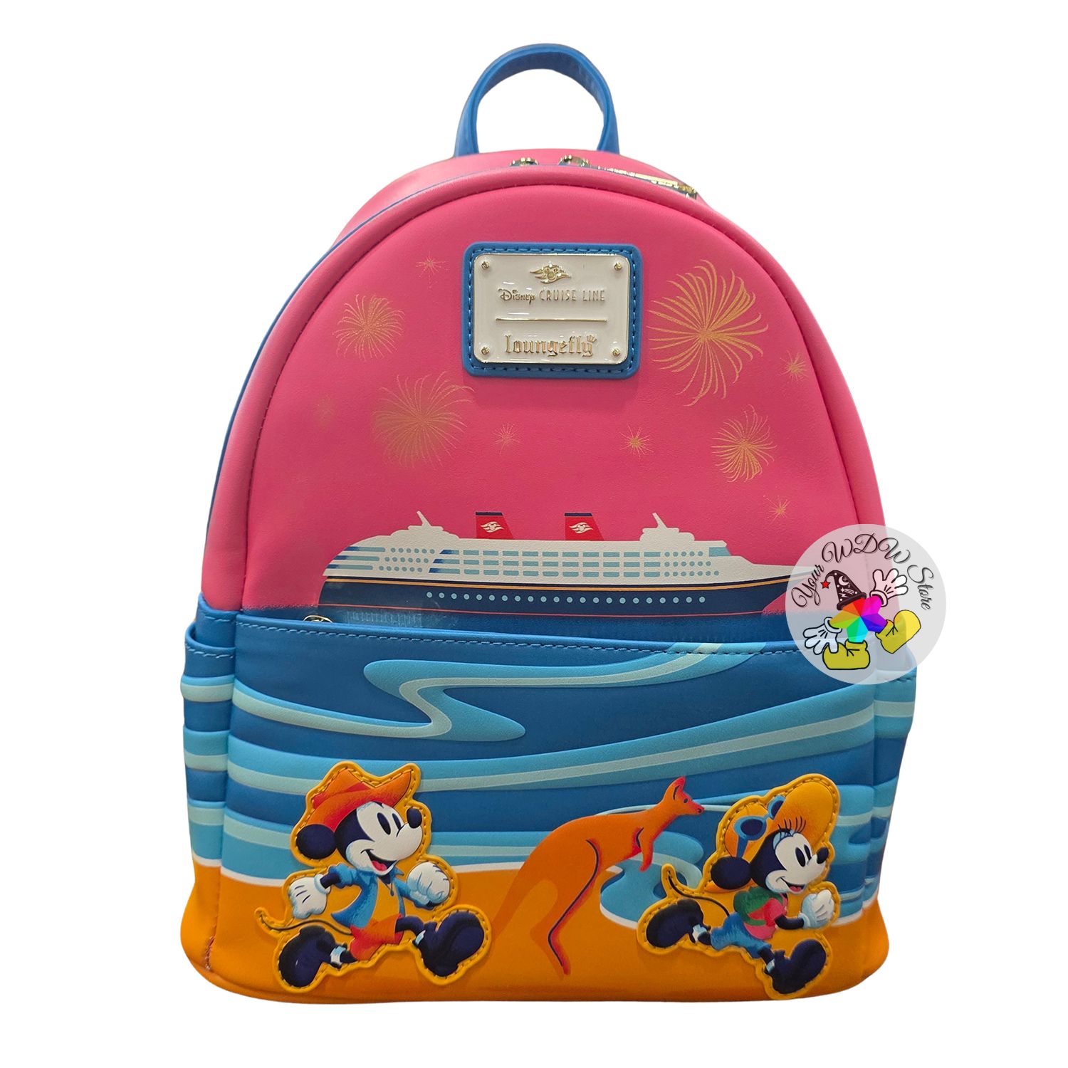 Disney Parks Loungefly Backpack - Disney Cruise Line - Australia Sunset
