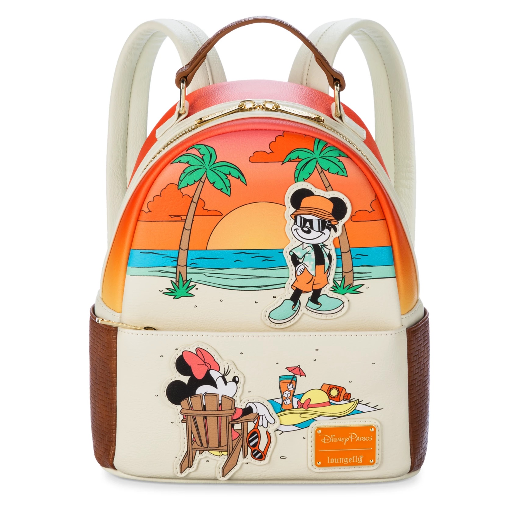Disney Parks Loungefly Backpack - Mickey and Minnie Beach