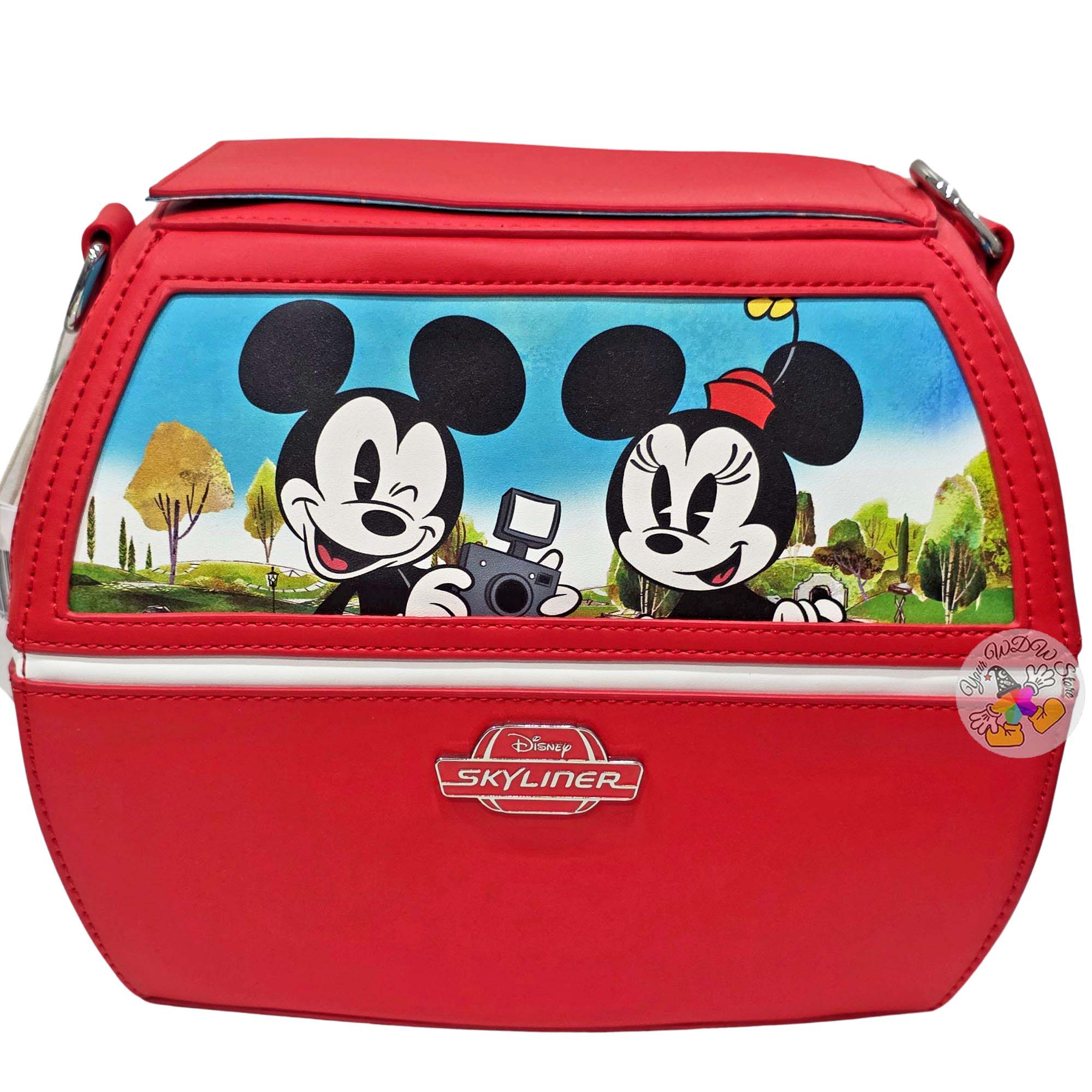 Disney Parks Loungefly Crossbody - Mickey and Friends Skyliner