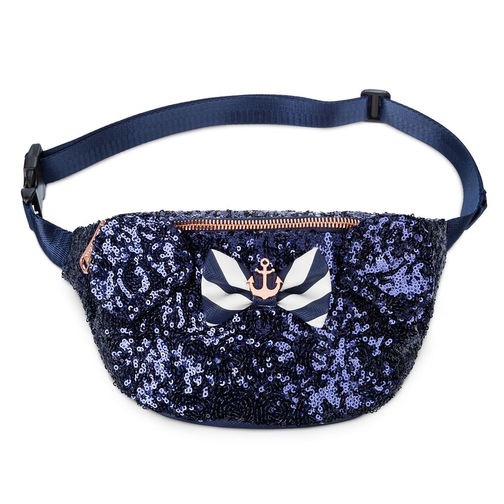 Disney Parks Loungefly Hip Pack - Disney Cruise Line - Minnie Mouse Sequin