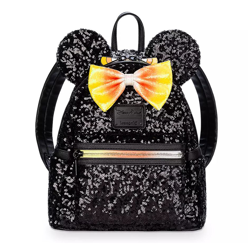 Disney Parks Loungefly Mini Backpack - Candy Corn - Sequined w/ Mouse Ears