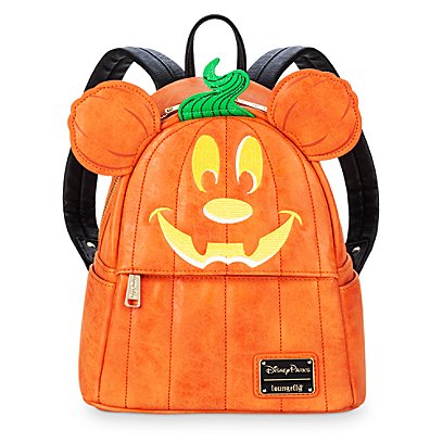 Disney Parks Loungefly Mini Backpack Pumpkin Mickey Mouse