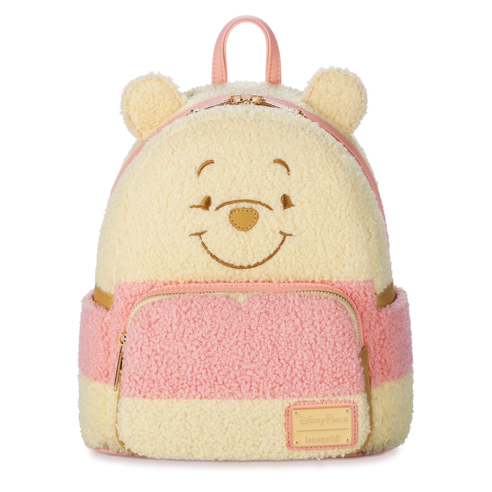 Disney Parks Loungefly Mini Backpack - Winnie the Pooh - Fuzzy Chenille