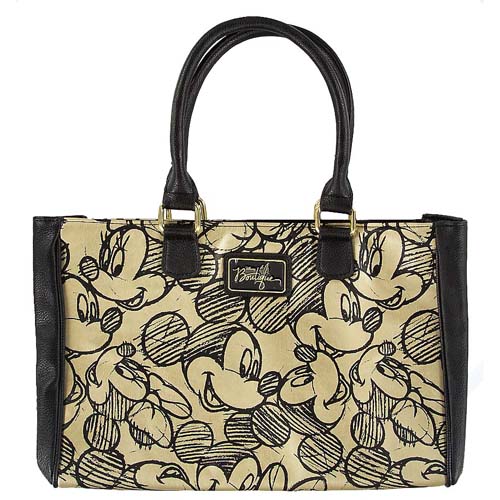 Disney Parks Loungefly Tote Bag - Sketch Mickey and Minnie