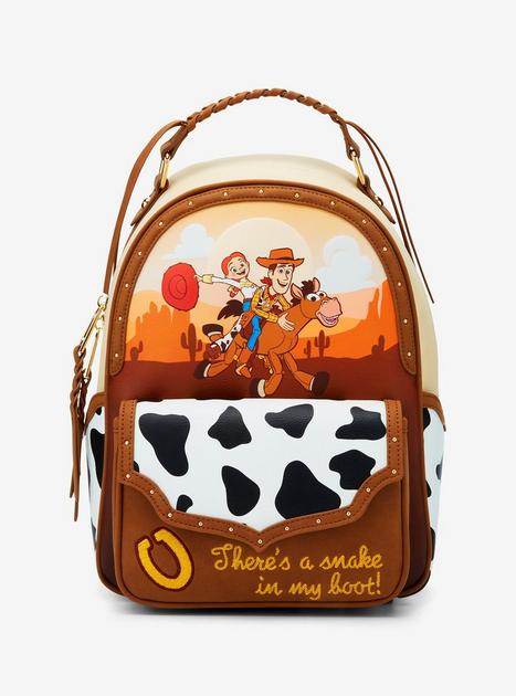 Disney Pixar Toy Story Woody, Jessie, and Bullseye Western Mini Backpack