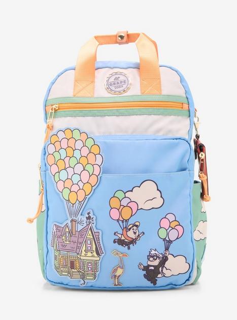 Disney Pixar Up Balloon House Color Block Backpack