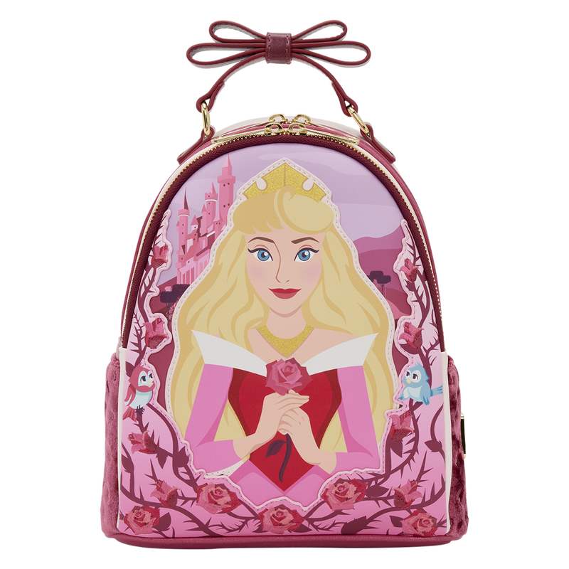 Disney Sleeping Beauty Exclusive Princess Aurora Roses Mini Backpack