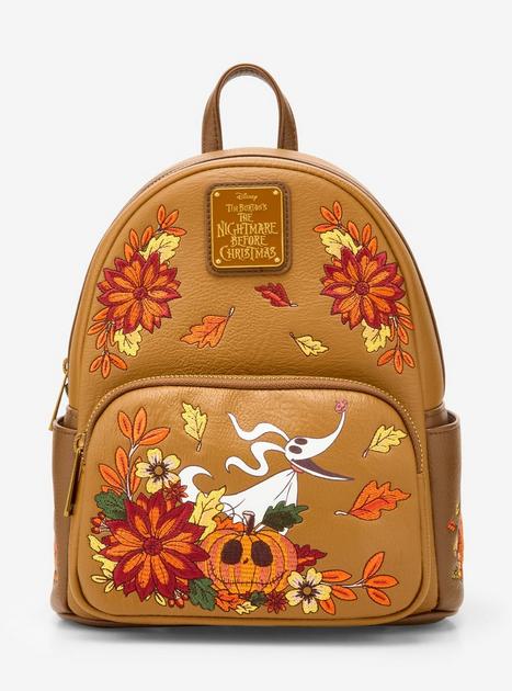 Disney The Nightmare Before Christmas Zero & Jack Skellington Fall Glow-in-the-Dark Mini Backpack