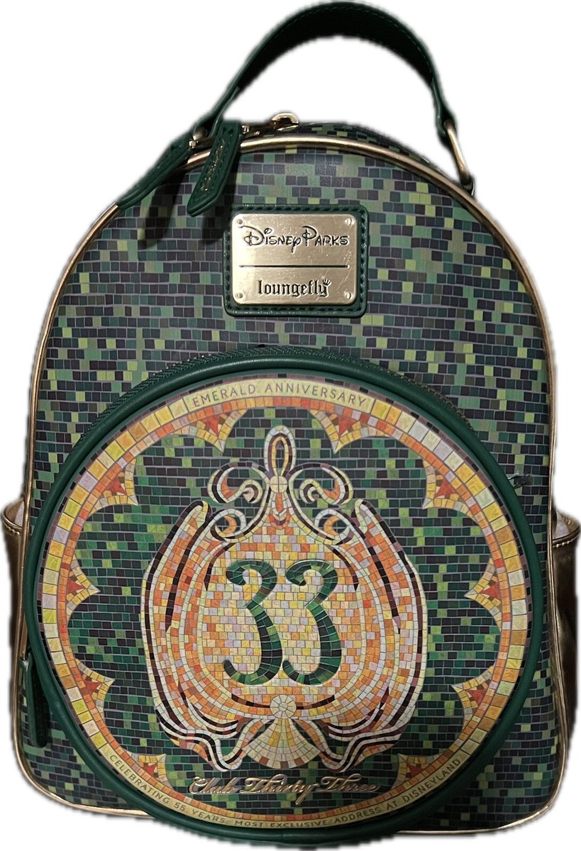 Disneyland Club 33 Backpack Emerald 55th Anniversary Loungefly VHTF