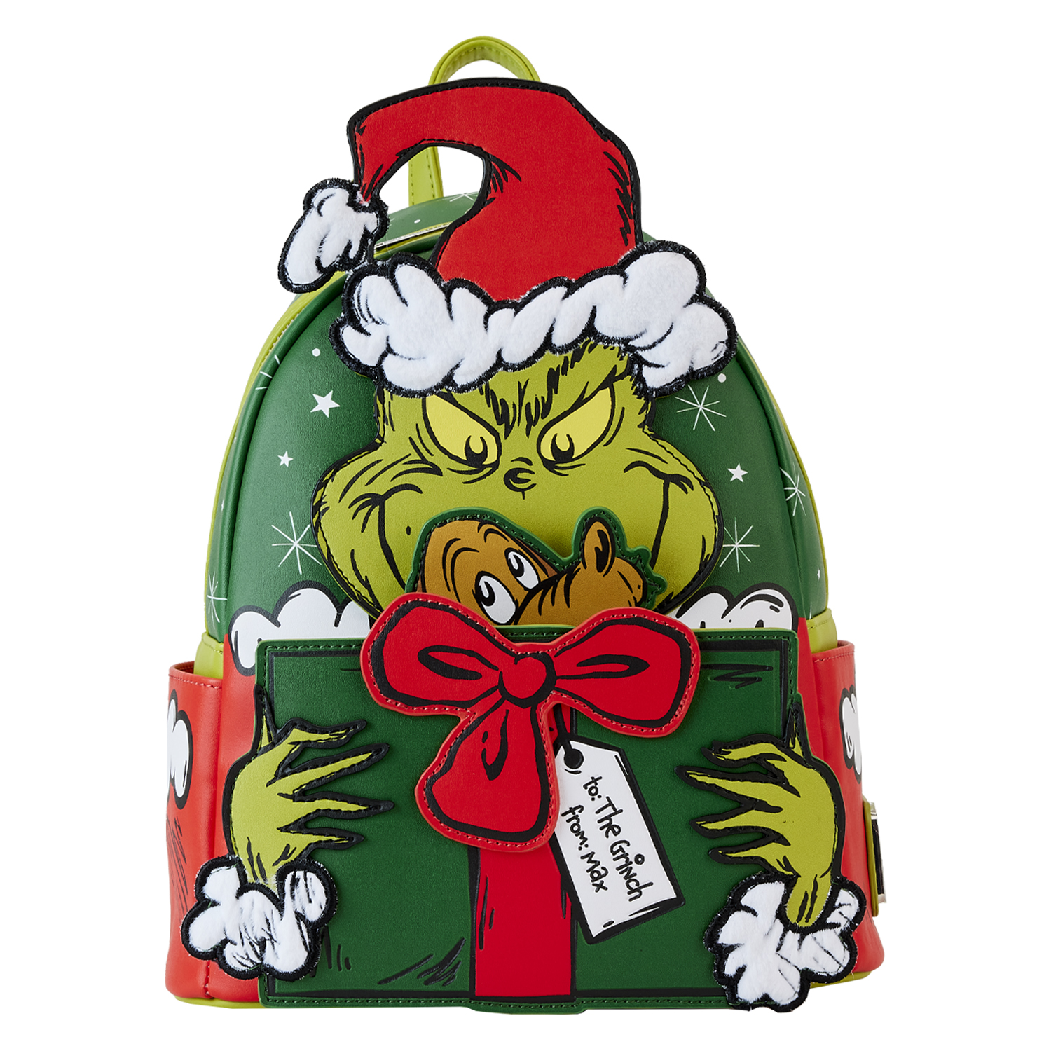Dr Seuss Loungefly Mini Backpack - Grinch Santa Cosplay