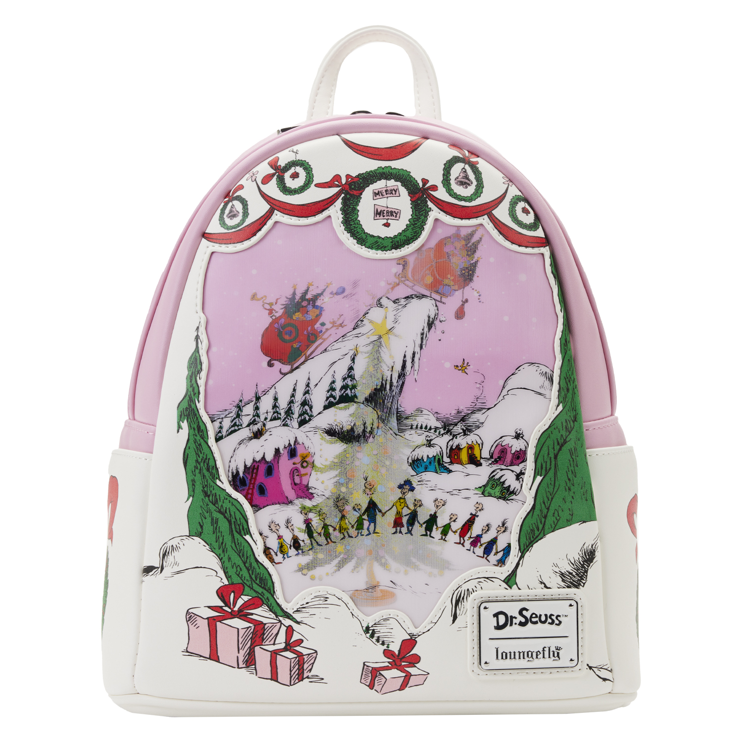 Dr Seuss Loungefly Mini Backpack - How the Grinch Stole Christmas! Lenticular