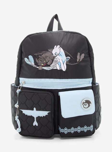 DreamWorks How To Train Your Dragon Toothless and Light Fury Backpack