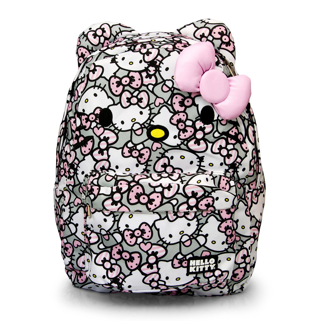 Hello Kitty Pink/Grey/White All Over Print Backpack