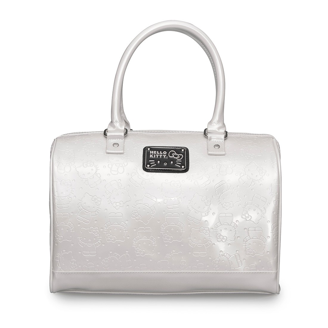 Hello Kitty White Embossed Satchel
