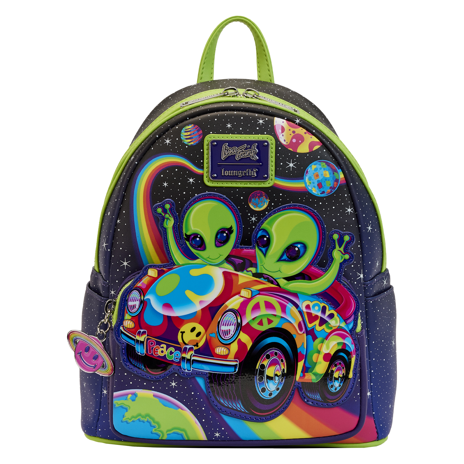 Lisa Frank Loungefly Backpack - Cosmic Alien Ride