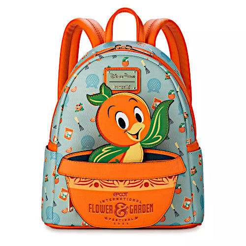 Loungefly 2024 EPCOT International Flower & Garden Festival Orange Bird Mini Backpack