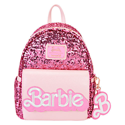 Loungefly Barbie Logo Sequin Mini Backpack