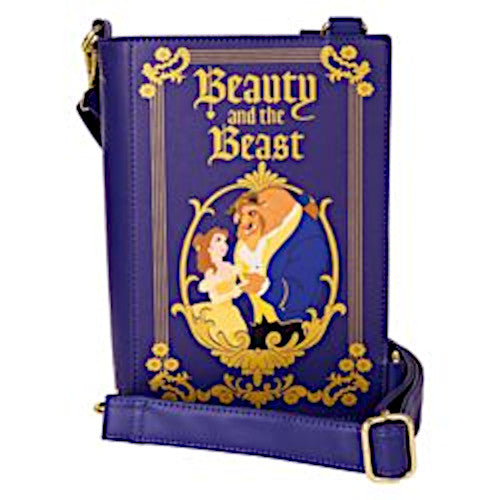 Loungefly Beauty And The Beast Book Convertible Backpack Crossbody Bag
