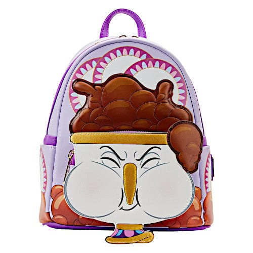 Loungefly Beauty And The Beast Chip Bubbling Cosplay Mini Backpack