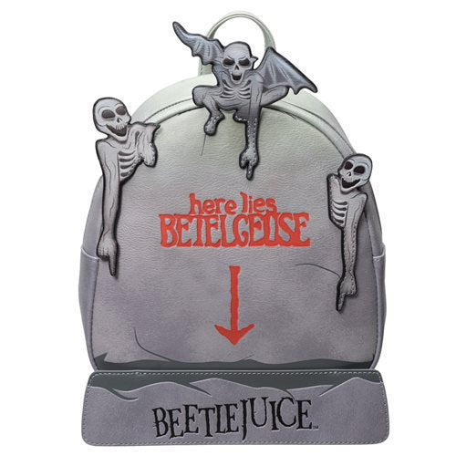Loungefly Beetlejuice Tombstone Glow Mini Backpack