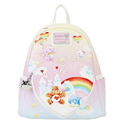 Loungefly Care Bears x Sanrio Hello Kitty & Friends Care-A-Lot Mini Backpack