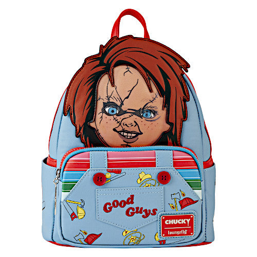 Loungefly Child's Play Chucky Cosplay Lenticular Mini Backpack