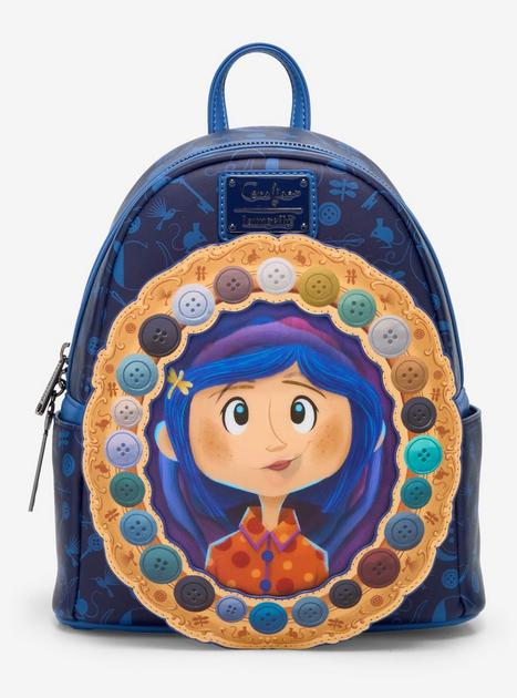 Loungefly Coraline Portal Button Frame Lenticular Mini Backpack