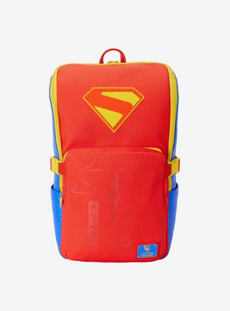 Loungefly DC Comics Superman Colorblock Full-Size Backpack