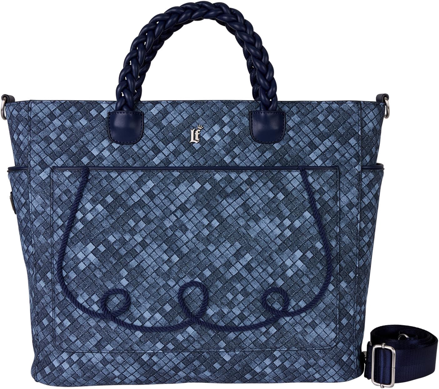 Loungefly Denim Convertible Tote Bag
