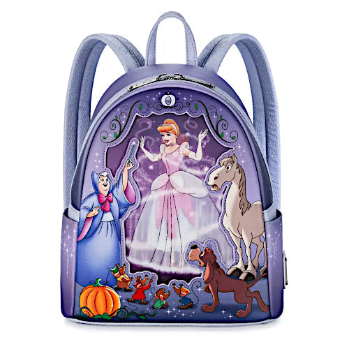 Loungefly Disney 100 Decades 1950s Cinderella Ball Gown Mini Backpack