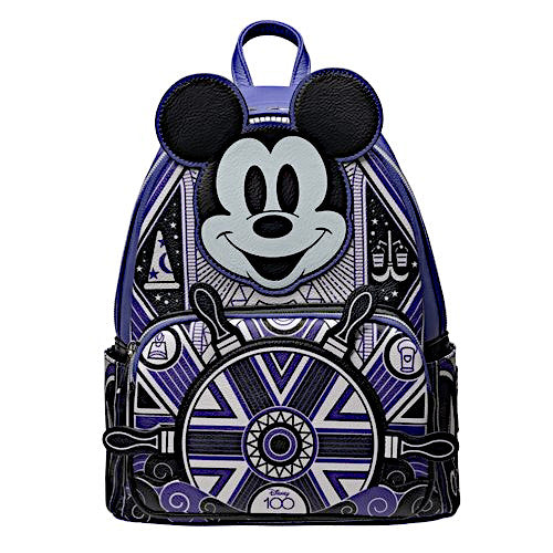 Loungefly Disney 100 Mickey Mouse Art Deco Mini Backpack