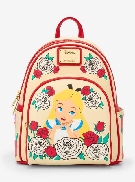 Loungefly Disney Alice in Wonderland Color Changing Roses Mini Backpack