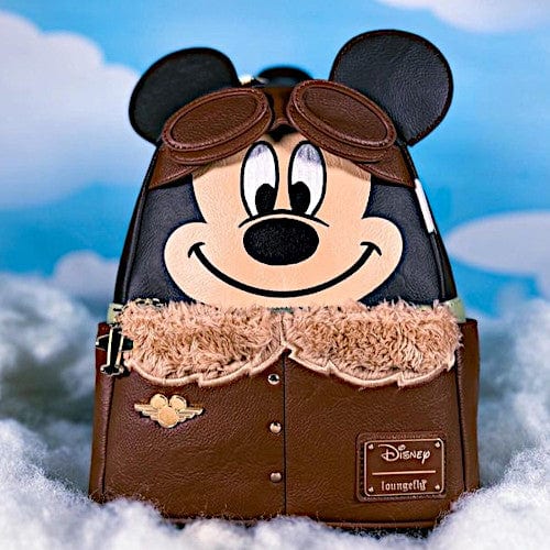 Loungefly Disney Aviator Mickey Cosplay Mini Backpack