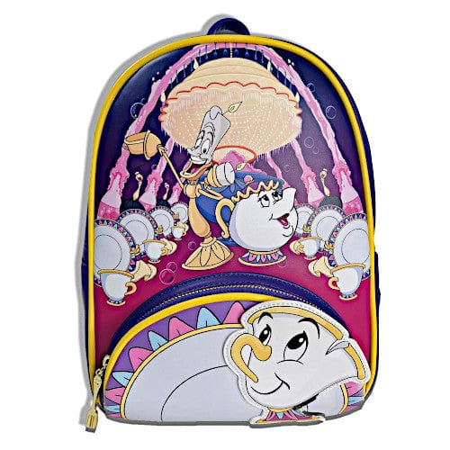 Loungefly Disney Beauty And The Beast Be Our Guest Mini Backpack