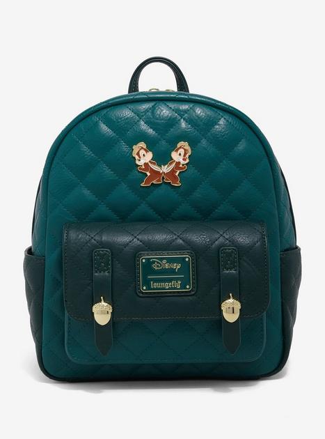 Loungefly Disney Chip & Dale Quilted Mini Backpack Flap
