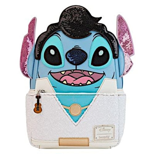 Loungefly Disney Elvis Stitch Sequin Mini Backpack