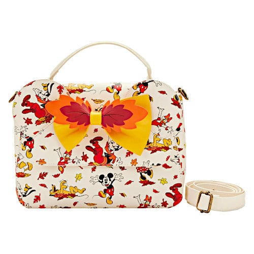 Loungefly Disney Fall Minnie Mouse Crossbody Bag