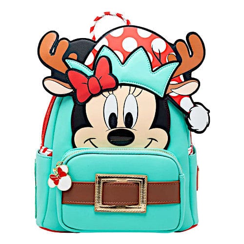 Loungefly Disney Light Up Minnie Mouse Reindeer Cosplay Mini Backpack