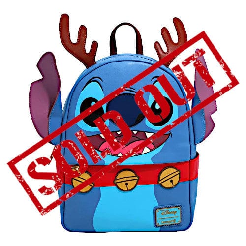 Loungefly Disney Lilo & Stitch Reindeer Stitch Mini Backpack