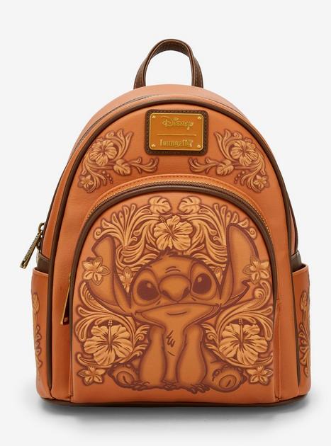 Loungefly Disney Lilo & Stitch Tonal Stitch Carving Mini Backpack