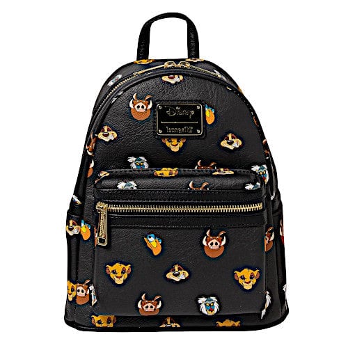 Loungefly Disney Lion King Character Faces AOP Mini Backpack