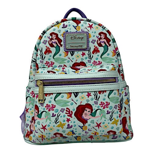 Loungefly Disney Little Mermaid AOP Mini Backpack